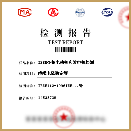 IEEE多相電動機和發(fā)電機檢測